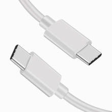 USB C to USB C Type C Cable Male to male 5A PD Fast Charging Data Charger Cable for MacBook Pro Samsung S9 Huawei Mate 10 P20 2024 - buy cheap