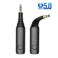 Receptor Bluetooth 5,0 de baja latencia, adaptador inalámbrico de música RCA con conector AUX de 3,5mm y micrófono, altavoz manos libres, receptor de Audio para coche 2024 - compra barato