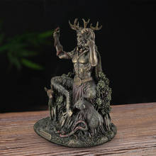 Animal Horned God Sculpture Underworld Landscape Decoration Resin Figurine Living Room Study Desktop Ornament Artware 2024 - buy cheap