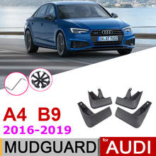 Para-lamas para carros para audi, a4, b9, 2019, 2018, 2017, 2016, 4 peças 2024 - compre barato