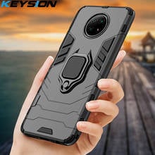 Противоударный армированный чехол KEYSION для Redmi Note 9T 5G 9S 9 Pro 8 Pro, кольцевая подставка, задняя крышка телефона для Xiaomi Redmi 9 9A 9c 8A 5 6 7A 2024 - купить недорого