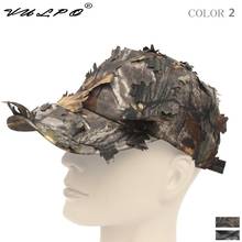 VULPO Camouflage Tactical Military Cap with Bionic Leaf Army Camo Hunting Hat Sniper Hidden Jungle hat 2024 - buy cheap