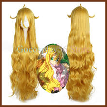 Mavis Vermilion Cosplay Wig 2018 Fairy Tail Final Series TV Anime Blonde Long Curly Wavy Synthetic Hair 2024 - buy cheap