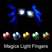 2pcs Thumbs Led Light Up Toys Kids Magic Trick Props Funny Flashing Fingers Fantastic Glow Toys Children Luminous Gifts 2024 - buy cheap