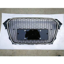 For RS4 Style Front Sport Hex Mesh Honeycomb Hood Grill for Audi A4/S4 B8.5 2013 2014 2015 2016 auto accessories 2024 - buy cheap