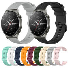 Ремешок силиконовый для Huawei Watch GT 2 Pro/GT2 46 мм 2E, сменный Браслет для наручных часов Honor GS Pro/Magic 2 Correa, 22 мм 2024 - купить недорого