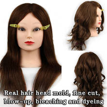 New Hair salon model head hairdresser training model head hairstyle doll beauty salon styling hair accessories display fine 2024 - buy cheap