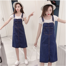 elegant sweet summer skirts women fashion office lady bodycon casual jeans blue overalls skirt midi denim skirts plus size fw899 2024 - buy cheap