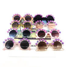 ZAOLIHU Rainbow Pearl Kids Sunglasses 4-12years Baby Shell Design Sun Glasses Cute Children Luxury Eyewear Gafas De Sol Eyeglass 2024 - buy cheap