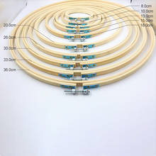Bordado cruz-ponto de madeira quadro aro círculo bordado galpão 8/10/13/15/18/20 cm diy mão artesanato costura needwork ferramenta 2024 - compre barato