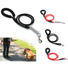 Coleira reflexiva para cães e gatos, feita em nylon, eva, para treinamento, caminhada, cordas de chumbo, preto e vermelho 2024 - compre barato