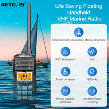 RETEVIS RT55 Professional VHF Marine Radio Float Walkie Talkie Waterproof Two-way Radio NOAA Weather Alert 5W Marine VHF Radio 2024 - buy cheap