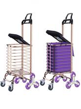 shopping trolley climb stairs fold  Shopping car Small cart domestic  hand buggy  portable small handcart 2024 - buy cheap