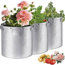 1/3/5/7/10 galões vegetais planta crescer saco jardim estufa vaso de flores não-tecido cultivo de batata beleza plantio saco jardin 2024 - compre barato