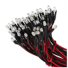 10 pcs 12V 20cm LED Pre wired 3mm red 2024 - buy cheap