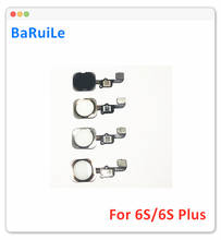 Baruile-botão home com cabo flexível para iphone 6, 6plus, 6s plus, peças de reposição para chave doméstica, 20 peças 2024 - compre barato
