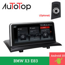 AUTOTOP-Radio con GPS para coche, reproductor Multimedia con pantalla de 10,25 pulgadas, DVD, iDrive, X3, E83, 2004, 2005, 2006, 2007, 2008, 2009 2024 - compra barato