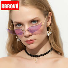 Rbrovo óculos de sol tipo olho de gancho, feminino/masculino, vintage, luxuoso, 2021 2024 - compre barato