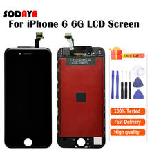 Full LCD Display For iPhone 6 LCD Screen with Touch Digitizer Assembly Black White Free Shipping 2024 - buy cheap