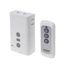 433MHz AC220V 2CH Relay Receiver+RF Transmitter Wireless Remote Control Switch for Garage Door Motor Forward Reverse Projector C 2024 - buy cheap