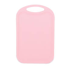Plastic Chopping Block Meat Vegetable Cutting Board Non-Slip Anti Overflow With Hang Hole Chopping Board Pink 2024 - buy cheap