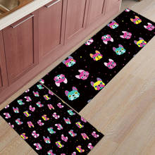 Animal Colorful Bulldog Kitchen Mat Modern Bathroom Anti-slip Area Rugs Living Room Hallway Carpet Doormat 2024 - buy cheap