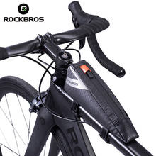 ROCKBROS Mini Cycling Bike Top Front Tube Bag Water Repellent Frame Bag MTB Road Bicycle Pannier Case Bike Accessories 2024 - купить недорого