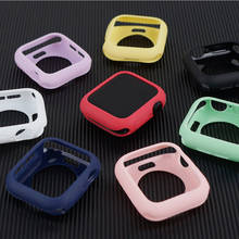 Cover For Apple Watch case 44mm 40mm iWatch case 42mm 38mm Accessories Silicone Bumper Protector Apple watch series SE 3 4 5 6 2024 - buy cheap