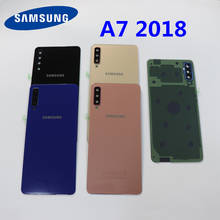 SAMSUNG Galaxy A7 2018 Back Battery Cover A750 Case A750F SM-A750F A750FN Rear Door Housing Glass Panel Replacement Parts 2024 - купить недорого