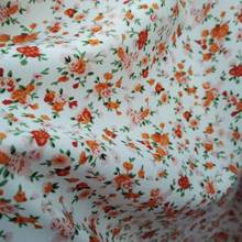 Novo vestido floral tecido chiffon stretch saia costura material verão 2024 - compre barato
