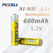 Аккумуляторные Ni-MH батарейки PKCELL, 1,2 в, 600 мАч, 1000 циклов 2024 - купить недорого