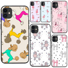 Cartoon Poodles Pattern TPU Case For iPhone 12 13 mini 11 Pro Max XR X XS Max 5S 6 6S 7 8 Plus SE 2020 Cover 2024 - buy cheap