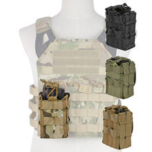 Bolsa de almacenamiento de doble capa para revistas, sistema Molle, Airsoft táctico AK 7,62 M4 5,56 9mm 1000D, accesorios de caza, Rifle de nailon 2024 - compra barato