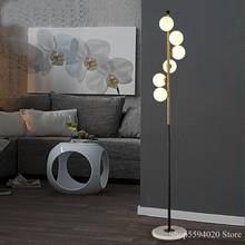 Luminária de chão em estilo pós-moderno, luminária de chão, design criativo em vidro, para o quarto, sala de estar ou de estudo 2024 - compre barato