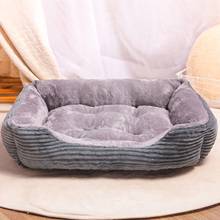 Cama suave para perro, estera de felpa para gato pequeño, alfombrilla lavable para cachorro de Mascota 2024 - compra barato