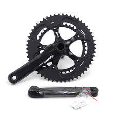 Sram apex 2x10 velocidade crankset gxp 170/172.5 53 39t bicicleta de estrada 130bcd chainring disco 2024 - compre barato