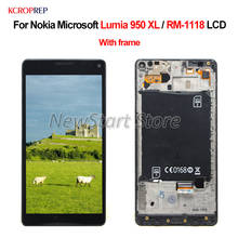 For Nokia Microsoft Lumia 950XL 950 XL RM-1118 LCD Display Touch Screen Digitizer Assembly For Nokia 950XL 950 XL lcd 100%Tested 2024 - buy cheap