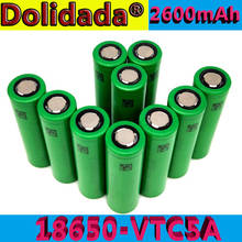 Dolidada-batería recargable de iones de litio para herramienta de juguete, 100% V, 3,7 mAh, US18650 VTC5A, cámara, afeitadora, Radio, novedad de 2600 2024 - compra barato