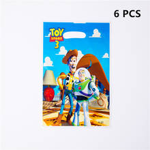 6pcs/lot Gift Bag Toy Story Party Disposable Tableware Baby Shower Children Birthday Party Decoration Gift Bag Party Supplies 2024 - buy cheap