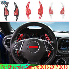 Extensão da pá do deslocamento do volante da liga de alumínio para chevrolet camaro 2016 2017 2018 2024 - compre barato