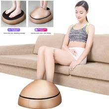 Electric foot massager roller Massage Machine fashion leather massager for back foot Infrared With heating Shiatsu Kneading 2024 - buy cheap