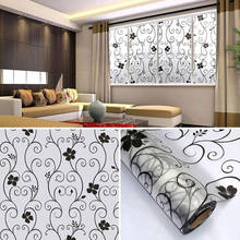 Floral Pattern Frosted Privacy Window Stickers Film Bedroom Bathroom Glass Window Film Stickers No Glue Self Adhesive Sticker 2024 - buy cheap