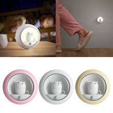 Motion Sensor Cordless night lights bedroom decor light LED wall lamp staircase closet room aisle lighting 2024 - buy cheap