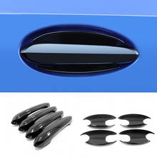 ABS Black Car Door protector Handle Decoration Cover Trim Sticker Car Styling For BMW 3 Series G20 Accessories 2019 2020 4pcs 2024 - buy cheap