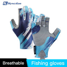 Guantes de LICRA para ciclismo y pesca al aire libre, antideslizantes, de microfibra, para hombre 2024 - compra barato