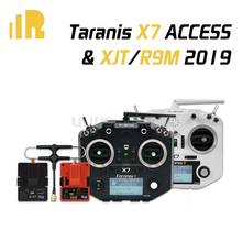 Transmissor de acesso de rádio frsky tarnis q x7, controlador de rádio com módulo r9m 2020, longo alcance, 2019 mhz, acessórios fpv rc 2024 - compre barato