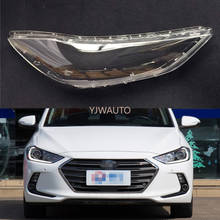 Lente de faro delantero de coche, cubierta de carcasa de repuesto para Hyundai Elantra 2024 - compra barato