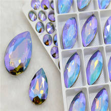 ghost light beads glass pintback fancy stones drop round horse eye 20x30mm home  party  decoration 2024 - buy cheap