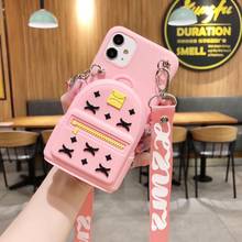 3d bonito carteira diy cordão caso de telefone para samsung galaxy j4 prime j6 a5 a6 a7 a8 mais a9 2018 j7 pro j8 j2 j5 j3 sacos macios capa 2024 - compre barato