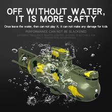Mini RC Submarine 6CH high Speed Submarine SpeedBoat Remote Control Pigboat One Key diving boat 360degree turn around boat toys 2024 - buy cheap